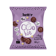 CIASTKA Z CZEKOLADĄ I ORZECHAMI LASKOWYMI BEZ DODATKU CUKRÓW BIO 100 g - BETT'R