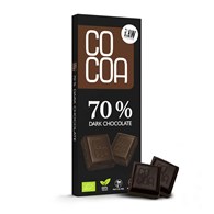 CZEKOLADA GORZKA 70 % BIO 40 g - COCOA