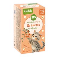 HERBATKA BAJKOWA DLA DZIECI - DZIKA RÓŻA, MIĘTA PIEPRZOWA, RUMIANEK I ROKITNIK BIO (20 x 1,5 g) 30 g - APOTHEKE