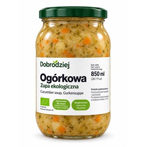 ZUPA OGÓRKOWA BEZGLUTENOWA BIO 850 ml  - DOBRODZIEJ