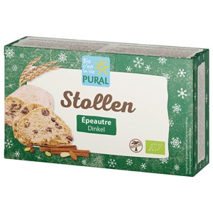STOLLEN - DROŻDŻOWA STRUCLA BOŻONARODZENIOWA BIO 250 g - PURAL (PRODUKT SEZONOWY)