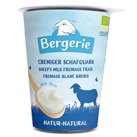 OWCZY KREMOWY SEREK NATURALNY BIO 400 g - BERGERIE