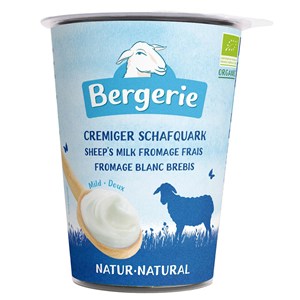 OWCZY KREMOWY SEREK NATURALNY BIO 400 g - BERGERIE