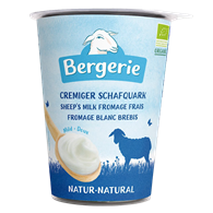 OWCZY KREMOWY SEREK NATURALNY BIO 400 g - BERGERIE