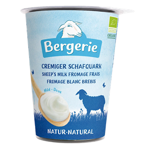 OWCZY KREMOWY SEREK NATURALNY BIO 400 g - BERGERIE