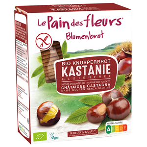 PIECZYWO CHRUPKIE BŁONNIKOWE KASZTANOWE BEZGLUTENOWE BIO 150 g - LE PAIN DES FLEURS