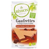 WAFELKI Z KREMEM CZEKOLADOWYM BIO 190 g - BISSON