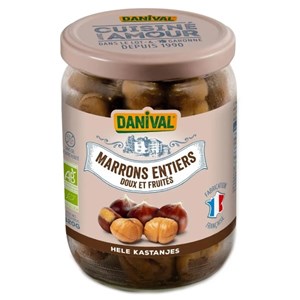 KASZTANY JADALNE CAŁE (GOTOWANE) BIO 320 g - DANIVAL