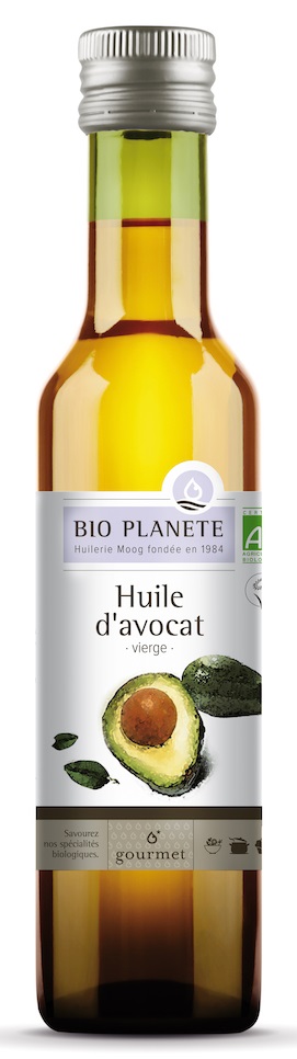 Olej z miąższu awokado tłoczony na zimno bio 250 ml