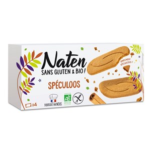 CIASTKA CYNAMONOWE BEZGLUTENOWE BIO 120 g - NATEN