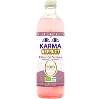 NAPÓJ KEFRUIT KWIAT CZARNEGO BZU BEZ CUKRU FAIR FOR LIFE BIO 750 ml - KARMA KOMBUCHA