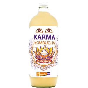 KOMBUCHA Z ANANASEM FAIR FOR LIFE DEMETER BIO 1 L - KARMA KOMBUCHA