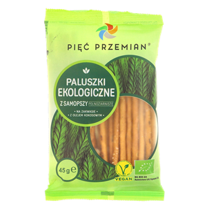 PALUSZKI Z SAMOPSZY PEŁNOZIARNISTE BIO 45 g - PIĘĆ PRZEMIAN