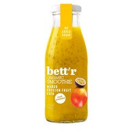 SMOOTHIE MANGO - MARAKUJA - CHIA TŁOCZONE NA ZIMNO BIO 250 ml - BETT'R