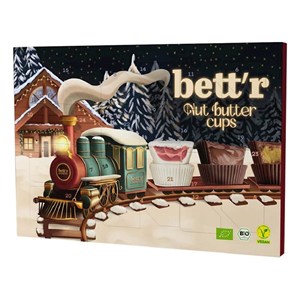 KALENDARZ ADWENTOWY: PRALINKI MIX BIO (24 x 13 g) 312 g - BETT'R (PRODUKT SEZONOWY)
