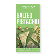 TABLICZKA KAKAOWA PISTACJE - SÓL HIMALAJSKA BEZGLUTENOWA BIO 60 g - BENJAMISSIMO