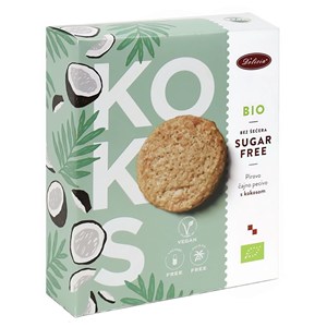 CIASTKA ORKISZOWE KOKOSOWE BEZ CUKRU BIO 135 g - DELICIA