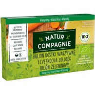 BULION - KOSTKI WARZYWNE BEZ DODATKU CUKRÓW BIO (8 x 10,5 g) 84 g - NATUR COMPAGNIE