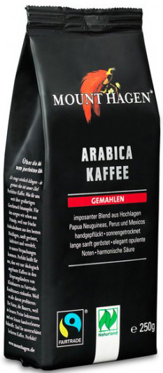 Kawa mielona arabica 100 % fair trade bio 250 g
