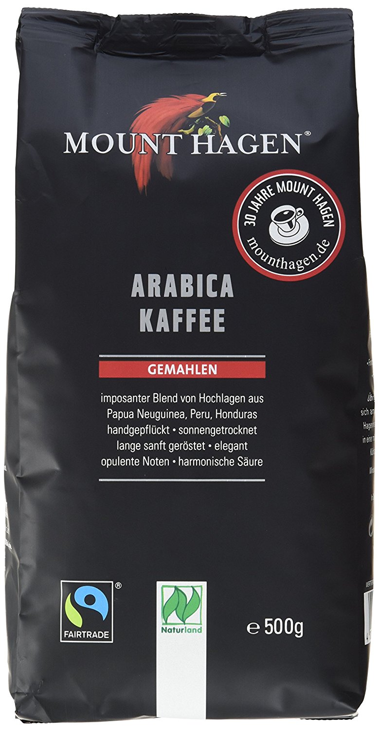 Kawa mielona arabica 100 % fair trade bio 500 g