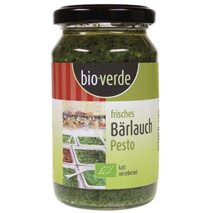 PESTO Z CZOSNKU NIEDŹWIEDZIEGO BIO 165 g - BIO-VERDE