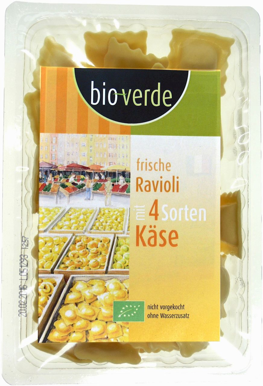 Ravioli świeże 4 sery bio 250 g