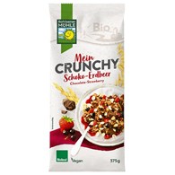 CRUNCHY CZEKOLADOWO - TRUSKAWKOWE BIO 375 g - BOHLSENER MUEHLE