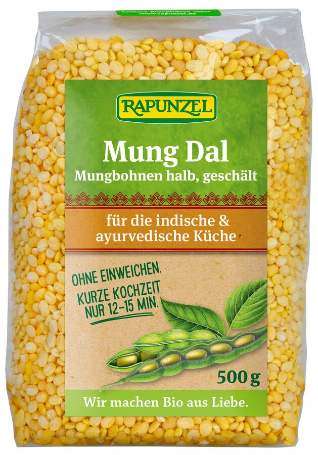 Fasola mung obrana połówki na dal bio 500 g