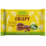 CZEKOLADA MLECZNA Z CHRUPKAMI ZBOŻOWYMI BIO 100 g - RAPUNZEL