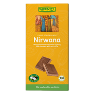 CZEKOLADA MLECZNA Z NADZIENIEM PRALINOWYM NIRWANA BIO 100 g - RAPUNZEL