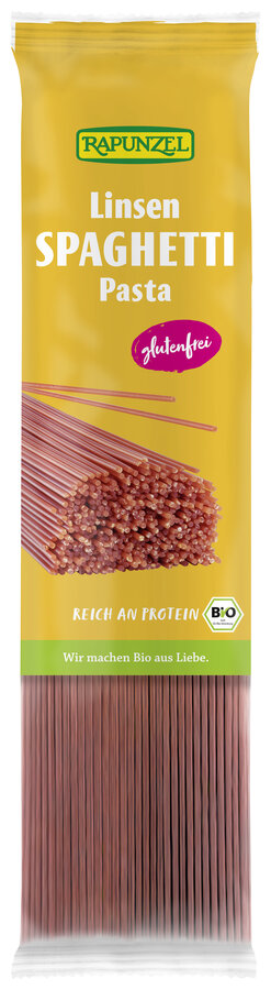 Makaron proteinowy (z soczewicy żółtej) spaghetti bio 250 g