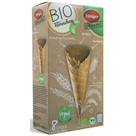 ROŻKI WAFLOWE DO LODÓW BIO (8 x 12,5 g) 100 g - STENGER