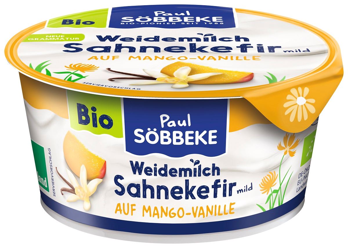Kefir kremowy mango - wanilia bio 150 g