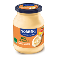 JOGURT KREMOWY MANGO BIO 500 g (SŁOIK) - SOBBEKE