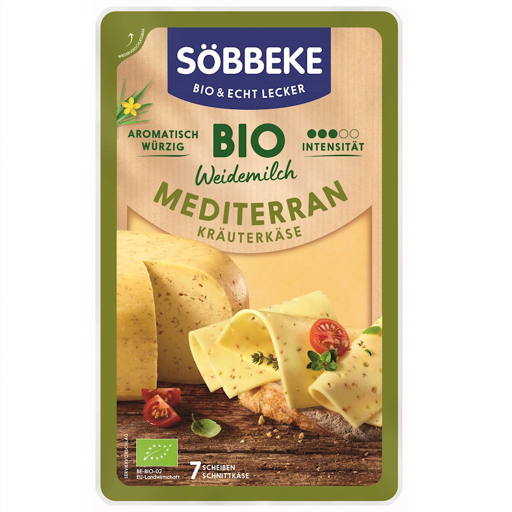 Ser dojrzewający śródziemnomorski z ziołami bio 125 g