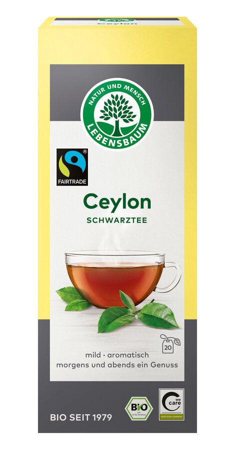 Herbata czarna cejlońska fair trade bio (20 x 2 g) 40 g