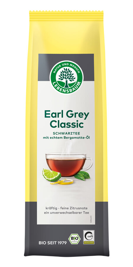 Herbata czarna liściasta earl grey bio 100 g