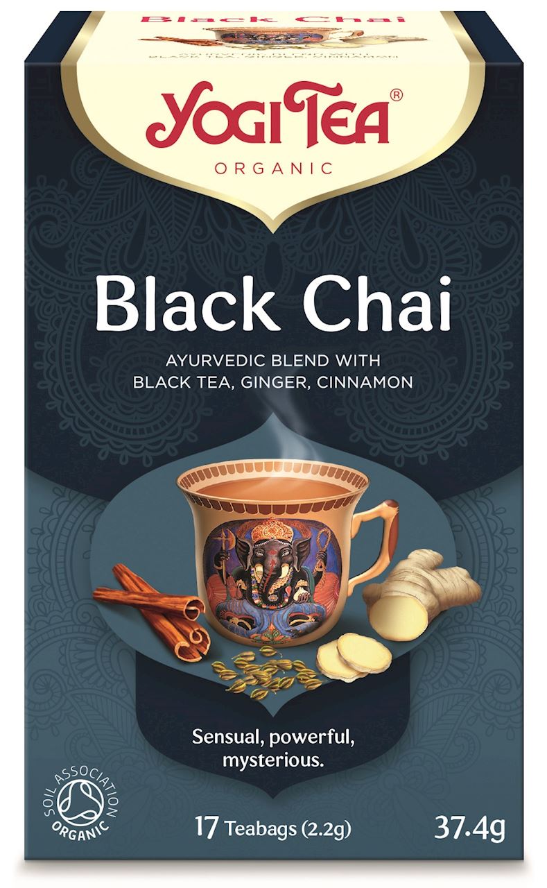 Herbata czarna z imbirem i cynamonem (black chai) bio (17 x 2,2 g) 37,4 g