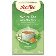 HERBATA BIAŁA Z ALOESEM (WHITE TEA WITH ALOE VERA) BIO (17 x 1,8 g) 30,6 g - YOGI TEA