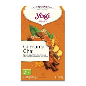 HERBATKA ZŁOTY CHAI Z KURKUMĄ (CURCUMA CHAI) BIO (17 x 2 g) 34 g - YOGI
