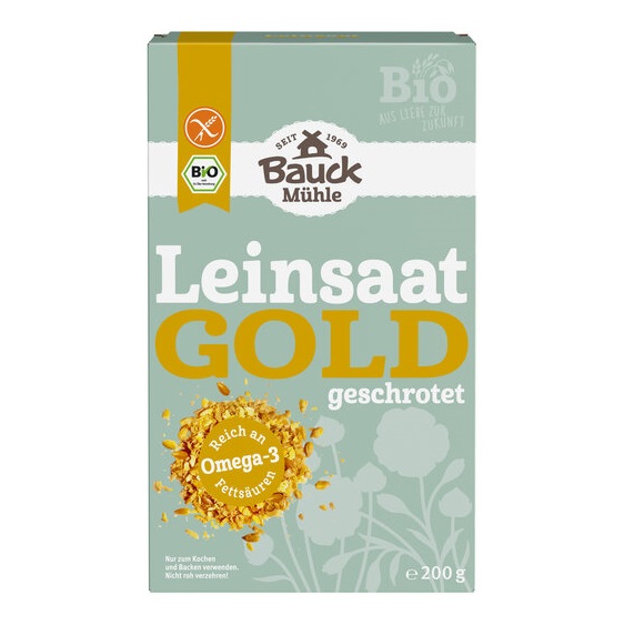 Len złoty mielony bezglutenowy bio 200 g