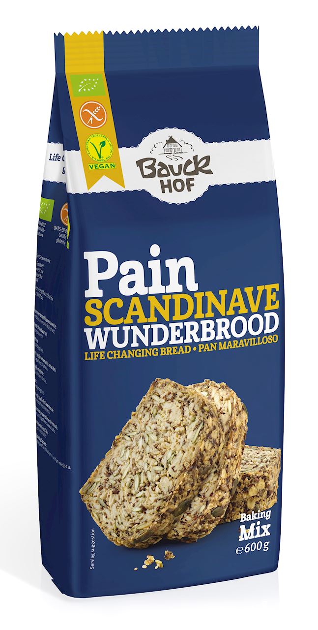 Mieszanka do wypieku chleba wieloziarnistego bezglutenowa (skandynawska) bio 600 g