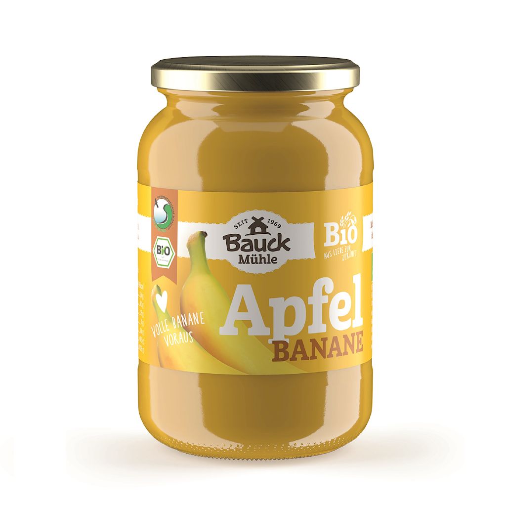 Mus jabłko - banan bez dodatku cukrów bio 360 g