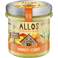 PASTA KREMOWA Z MANGO I CURRY BEZGLUTENOWA BIO 140 g - ALLOS