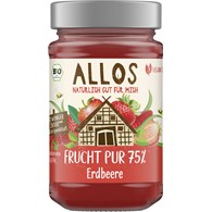 MUS TRUSKAWKOWY (75 % OWOCÓW) BIO 250 g - ALLOS