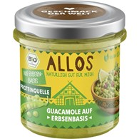 PASTA KANAPKOWA PROTEINOWA W STYLU GUACAMOLE BEZGLUTENOWA BIO 140 g - ALLOS