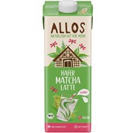 NAPÓJ OWSIANY MATCHA LATTE BEZ DODATKU CUKRÓW BIO 1 L - ALLOS