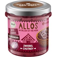 PASTA KANAPKOWA CHUTNEY CEBULOWY BEZGLUTENOWA BIO 140 g - ALLOS