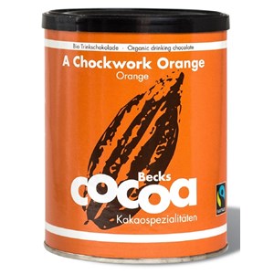 CZEKOLADA DO PICIA POMARAŃCZOWO - IMBIROWA BEZGLUTENOWA BIO 250 g - BECKS COCOA