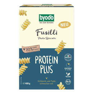 MAKARON PROTEINOWY (SEMOLINOWY Z DYNIĄ) ŚWIDERKI BIO 400 g - BYODO